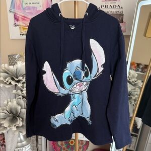 Disney Navy Blue Stitch Hoodie